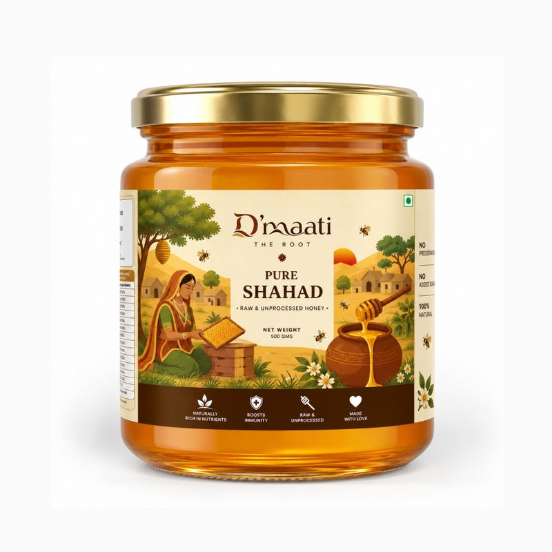 Raw Desi Shahad 1kg | D’maati