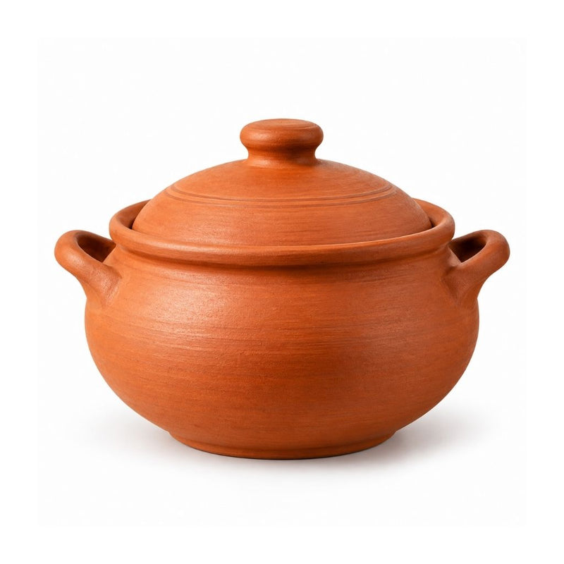 Mitti Handi – Traditional Clay Cooking Pot (1L)